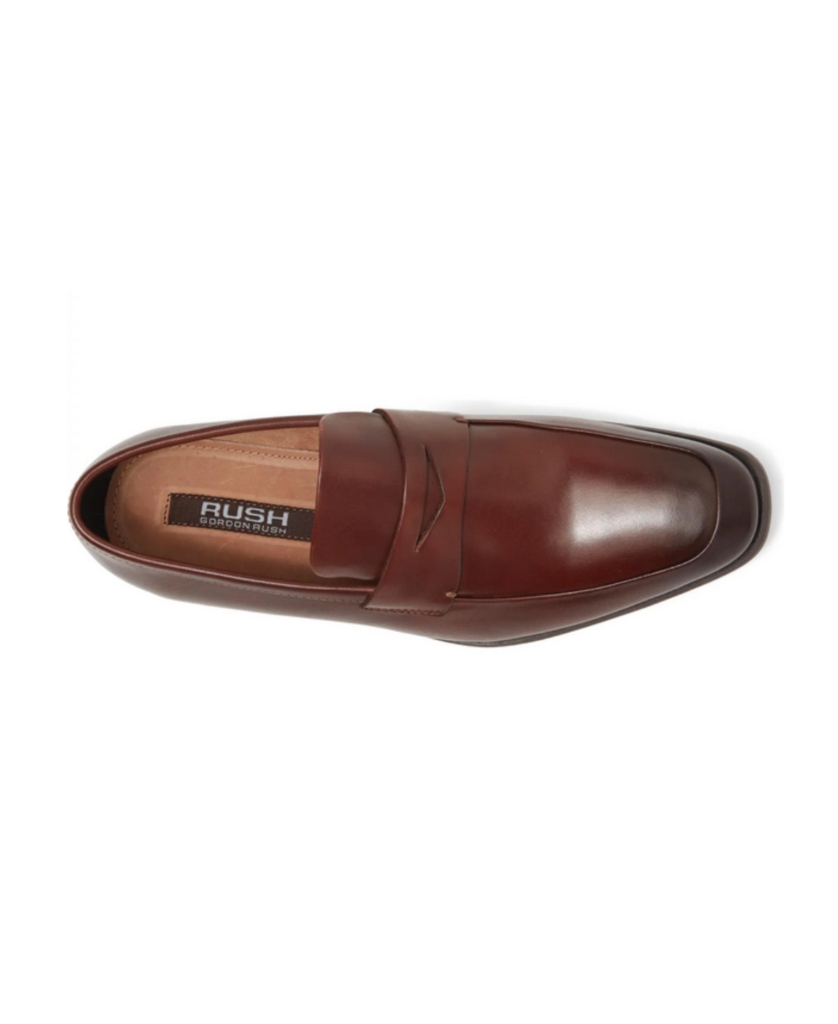 Rush Gordon Rush Men's Men s Bradley Dress Leather Slip-On Penny Loafer