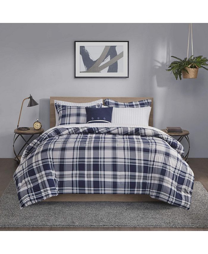 Gracie Mills Reversible Comforter Set with Bed Sheets Macy's