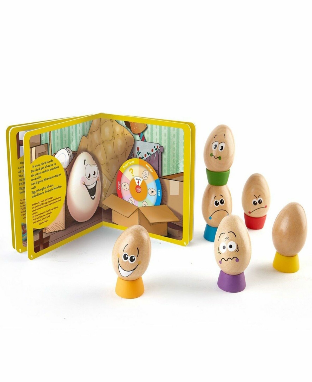 Shop Hape Expressions Wooden Learning Toy With Book In Multi
