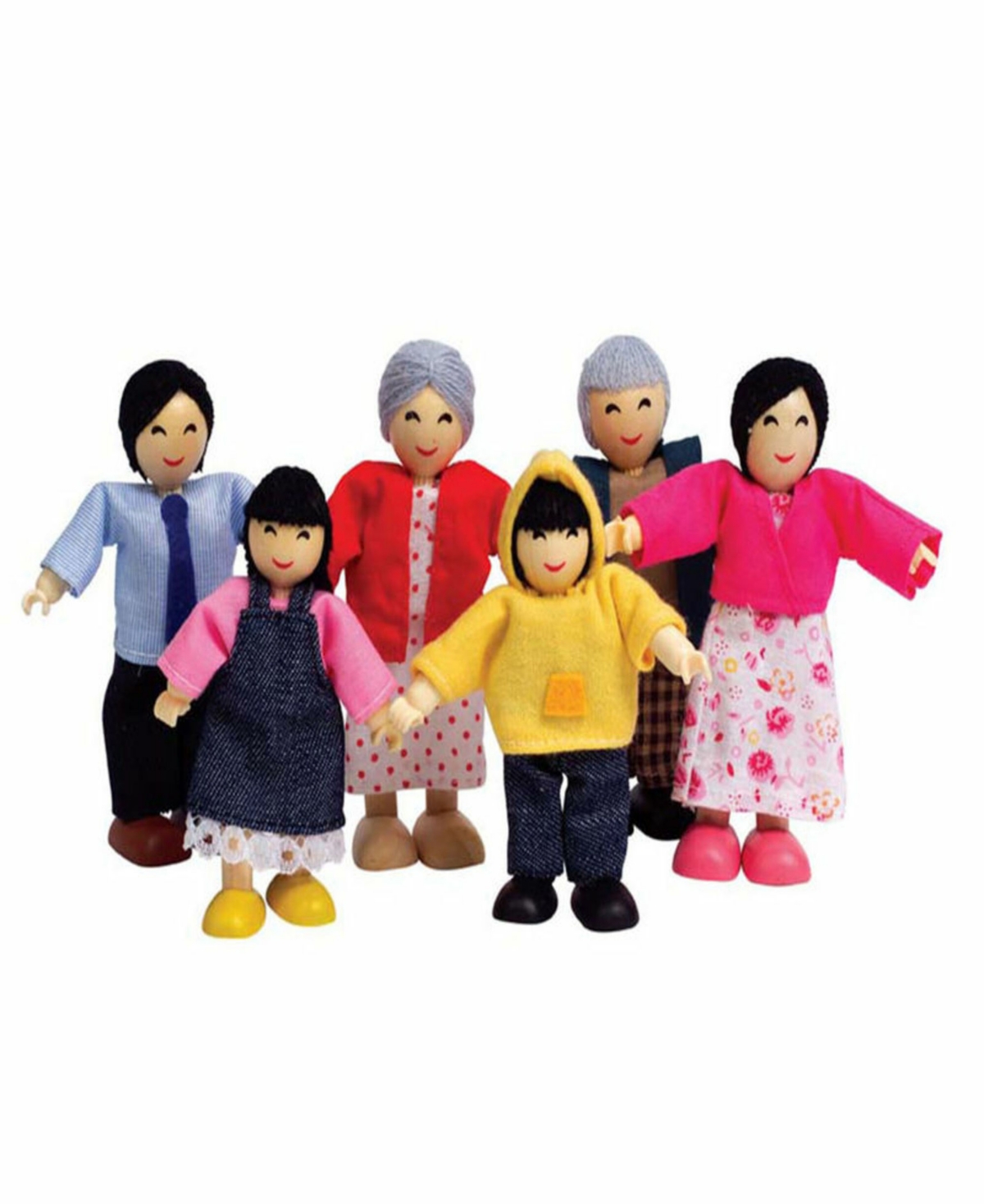Hape Happy Family Asian Dollhouse Set In Multi
