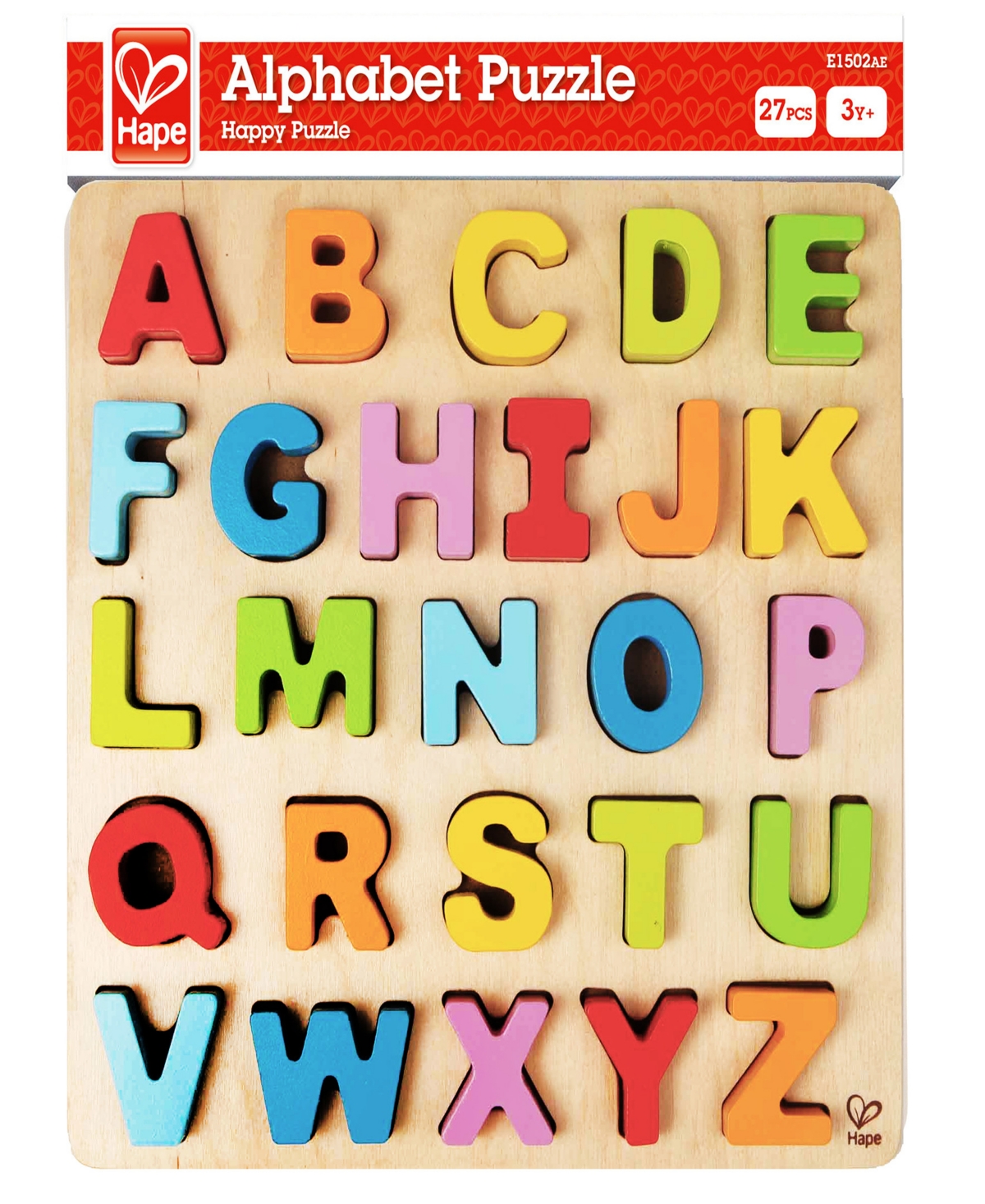 Hape Wooden Alphabet Puzzle, 26 Pieces In Multi