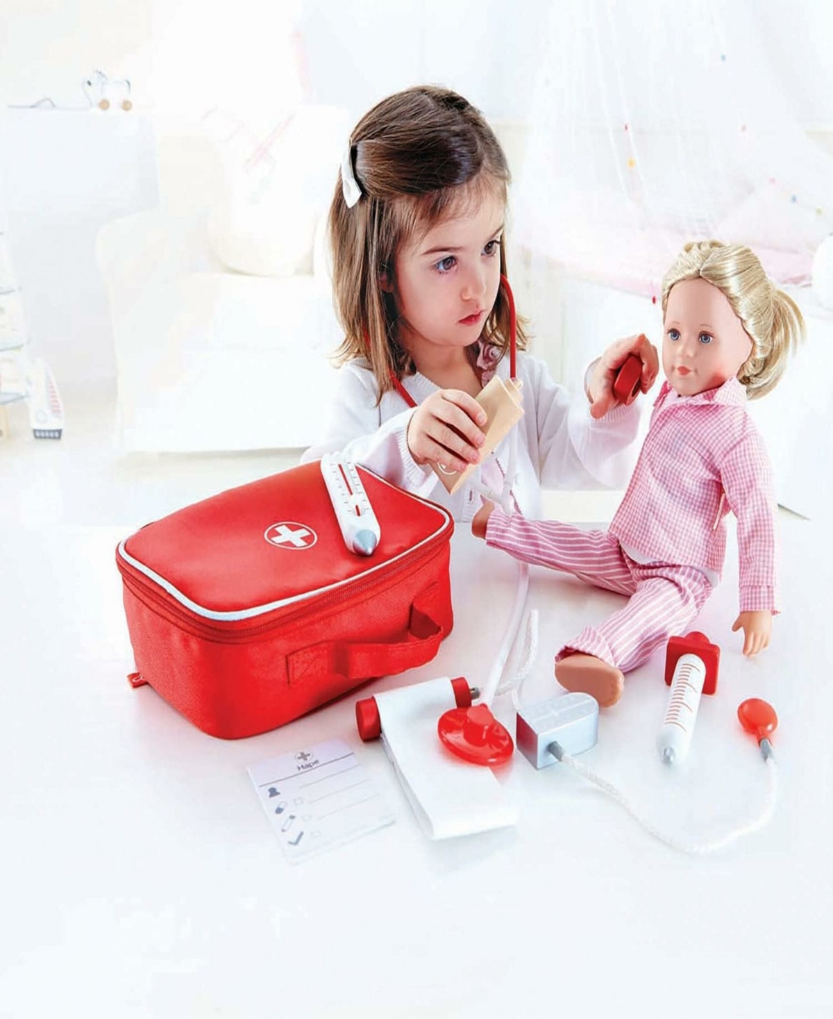Shop Hape Doctor On Call Wooden Playset In Multi