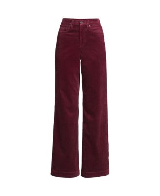 Women's High Rise Wide Leg Corduroy Pants