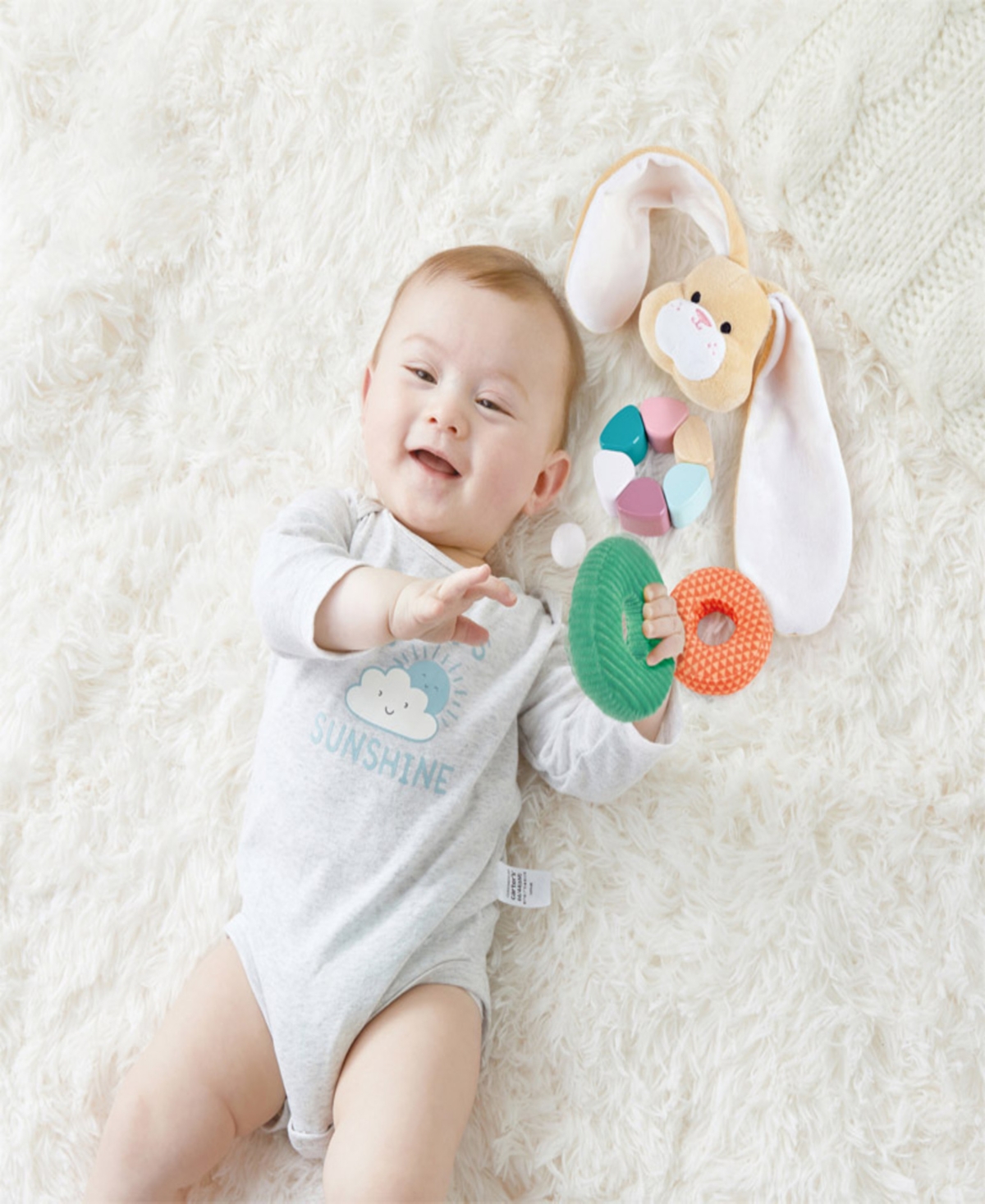 Hape Bunny Stacker Toddler Toy In Multi