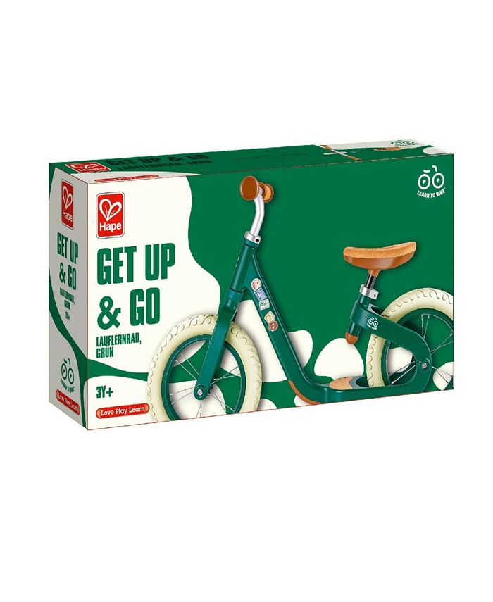 Hape First Balance Bike, Vespa Green, gemaakt van aluminium, vanaf 12 maanden