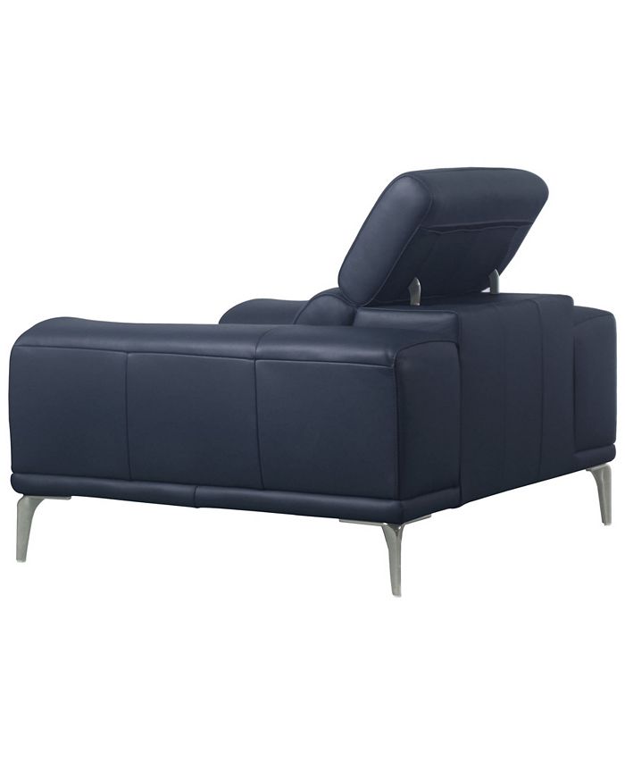 Abbyson Living Quinton 45" Leather Chair Macy's