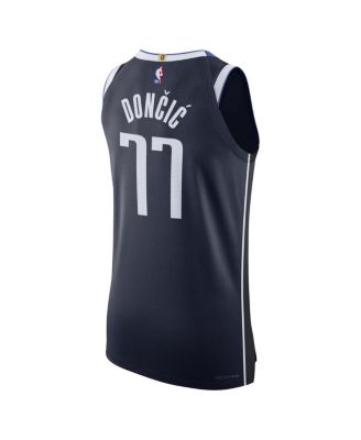 Jordan Men's Luka Doncic Navy Dallas Mavericks Authentic Player Jersey - Statement Edition