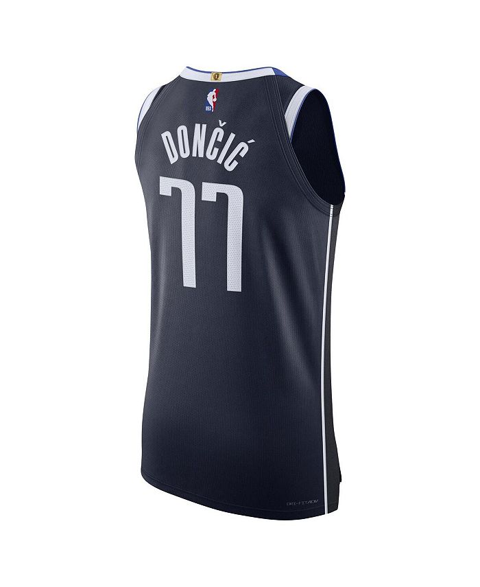 Jordan Men's Luka Doncic Navy Dallas Mavericks Authentic Player Jersey ...