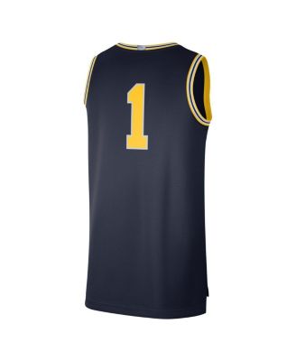 Men's #1 Michigan Wolverines Limited Authentic Jersey