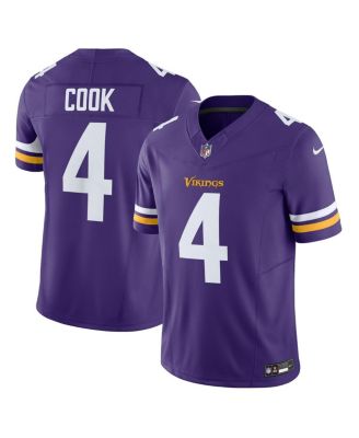 Nike Minnesota Vikings No33 Dalvin Cook Purple Team Color Youth Stitched NFL 100th Season Vapor Limited Jersey