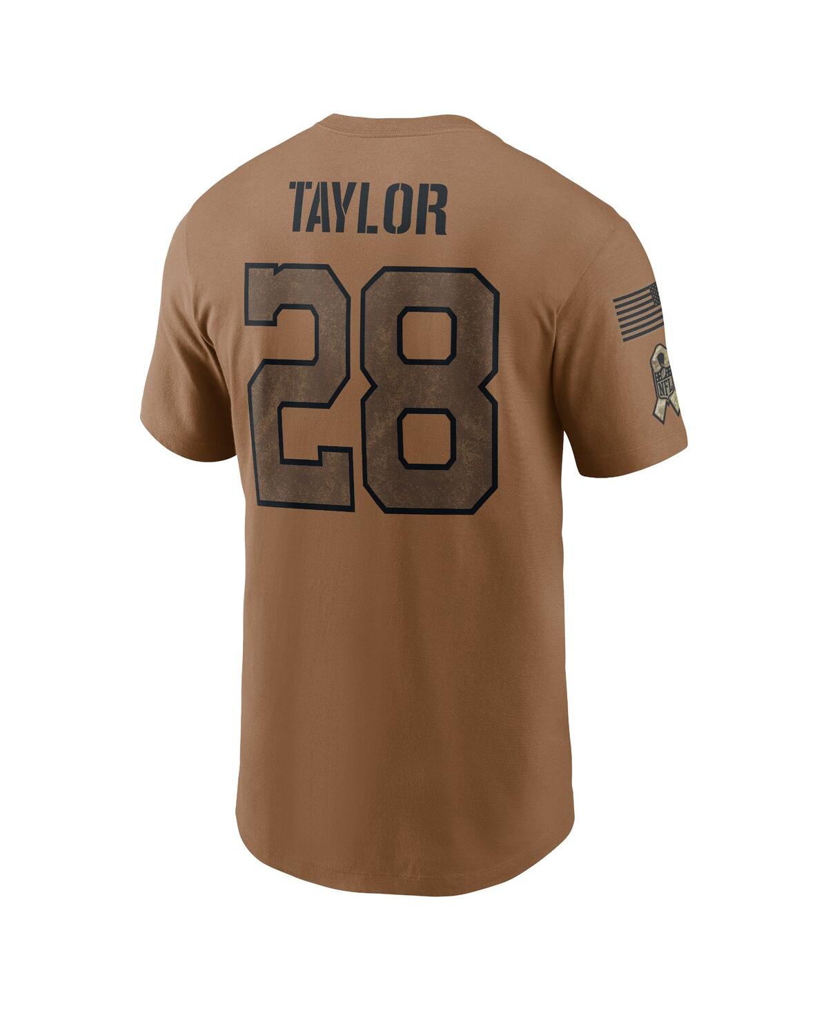 Shop Nike Men's  Jonathan Taylor Brown Distressed Indianapolis Colts 2023 Salute To Service Name And Numbe