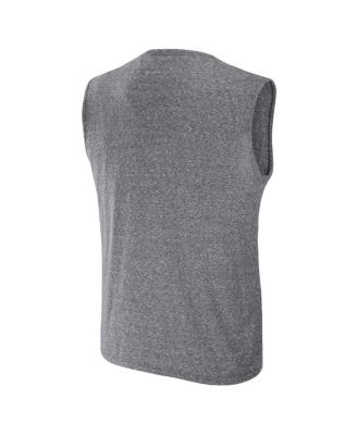 Men's Darius Rucker Collection by Charcoal Distressed Houston Astros Muscle Tank Top