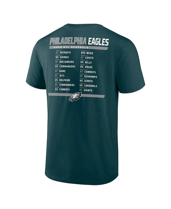 Fanatics Men's Branded Midnight Green, White Philadelphia Eagles Two