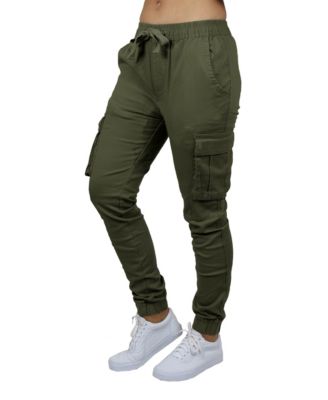 Women's Loose Fit Cotton Stretch Twill Cargo Joggers