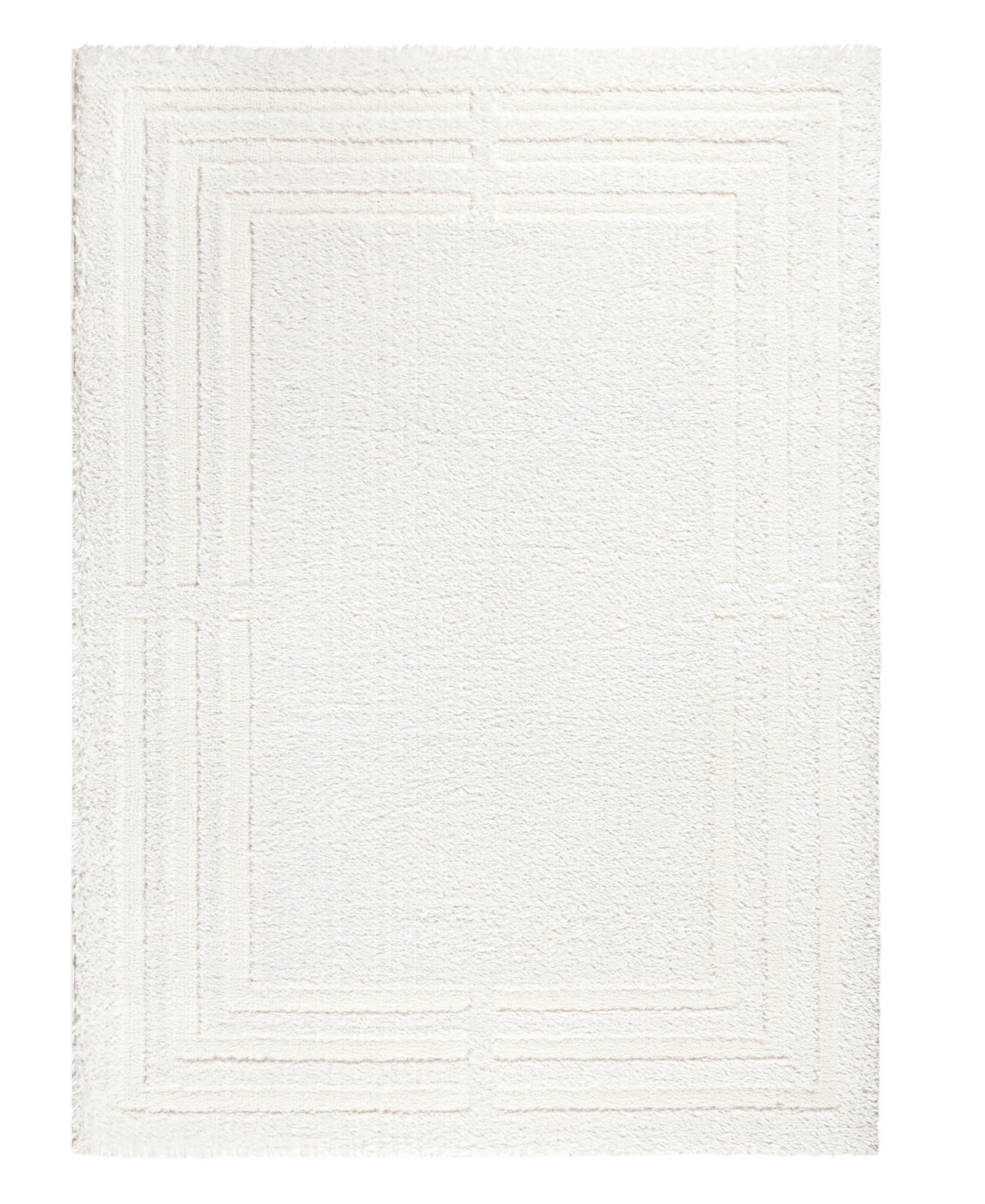Town & Country Living Everyday Cloud Shag 114 9'2in x 12'5in Area Rug - Ivory