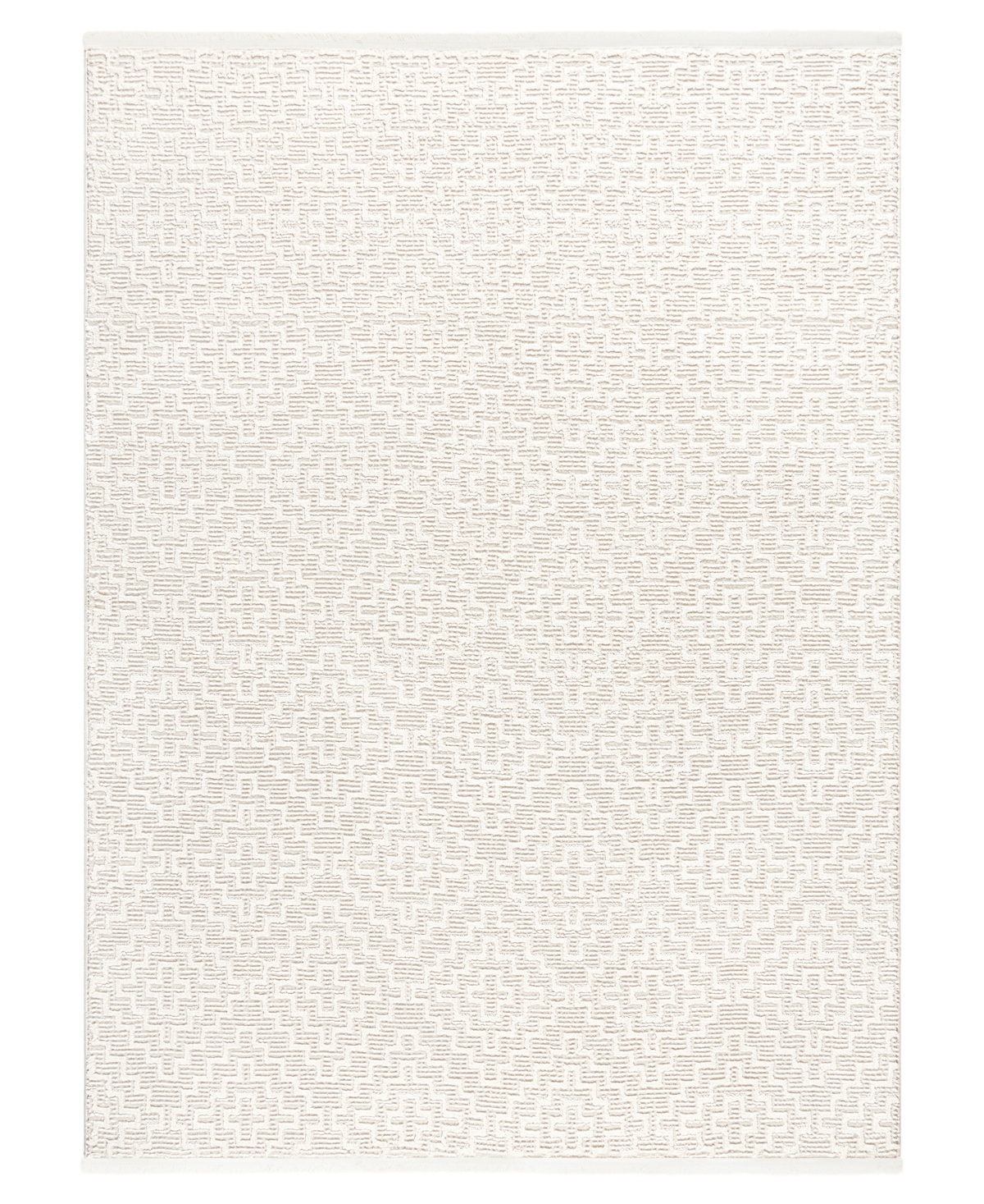 Town & Country Living Luxe Tretta High-Low 37410 9'2in x 12'5in Area Rug - Ivory