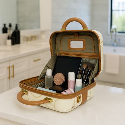 Gatsby Vintage-Like Trunk Style Cosmetic Case