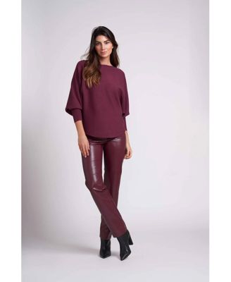 Women's Ivy Oversized Dolman 3/4 Sleeve Sweater