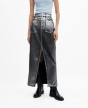 Long denim deals skirts macy's