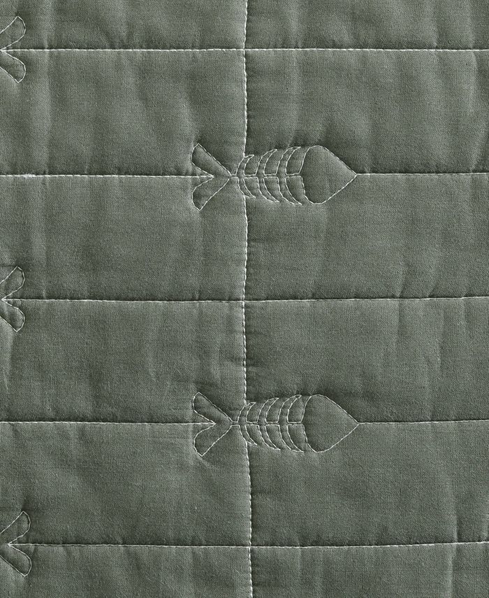 Eddie Bauer Troutdale Green Reversible 2Piece Twin Quilt Set Macy's