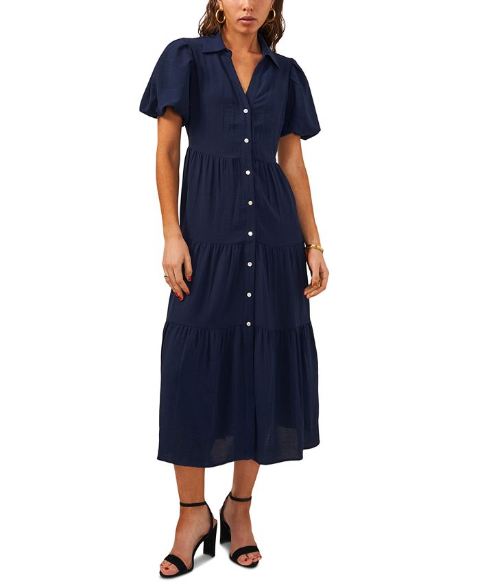 Navy blue deals dresses macy's