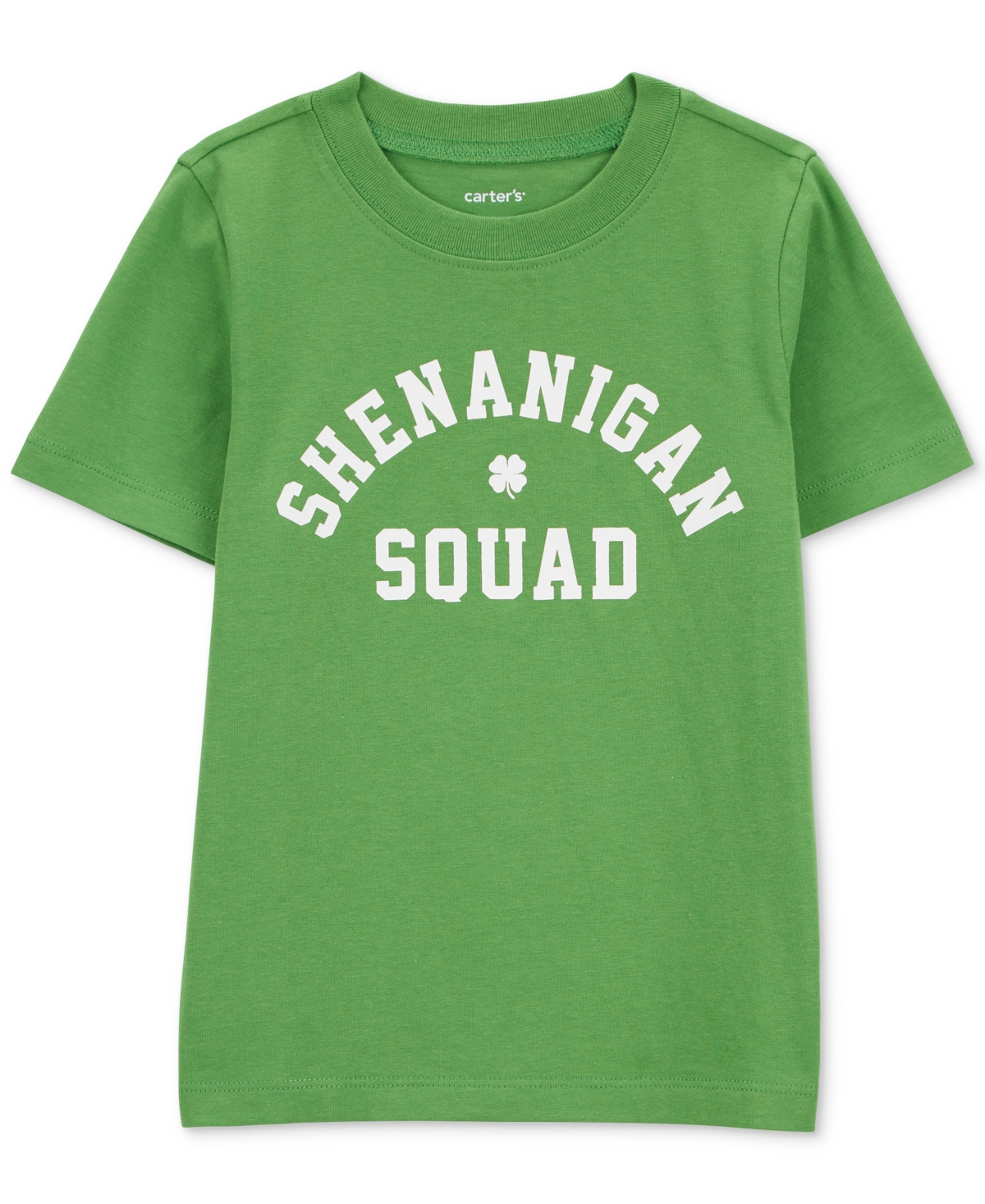 Carter's Babies' Toddler Boys Shenanigan Squad Printed T-shirt In Green