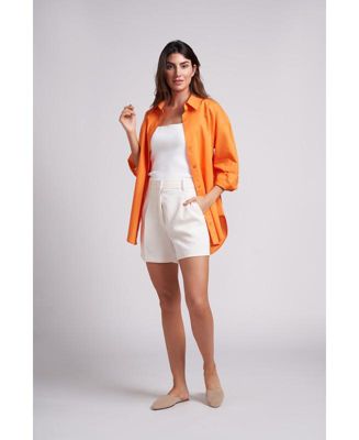 Ryen Oversized Button Front Blouse