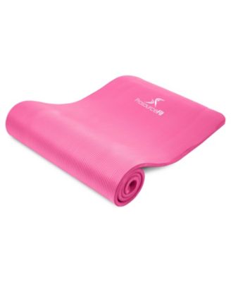 Extra Thick Yoga and Pilates Mat with Sling, 1/2 Inch
