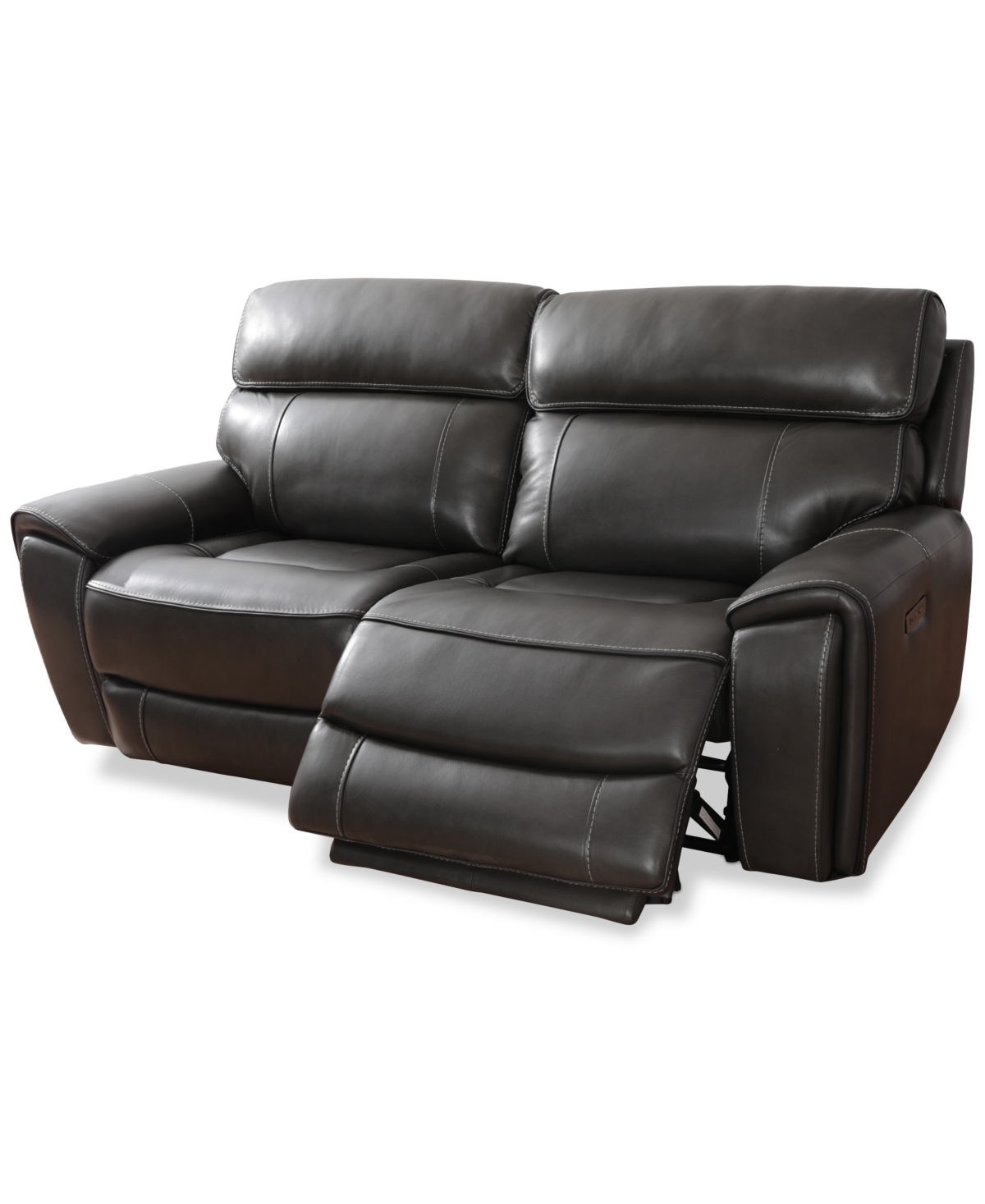 Hutchenson 2 Pc. Zero Gravity Leather Sofa with 2 Power Recliners, Created for Macy's