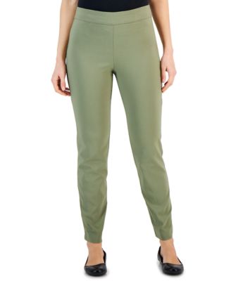 JM Collection - Benglne Stretch Woven Pull-On Pants