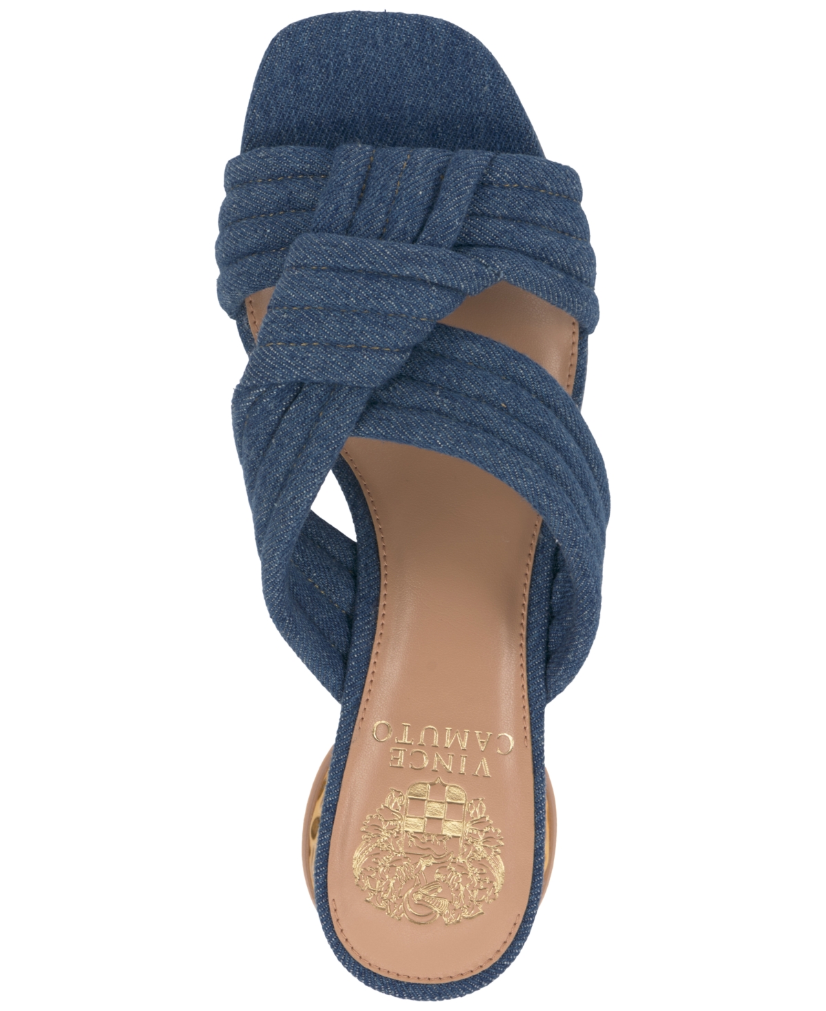 Shop Vince Camuto Women's Lomala Slip-on Dress Sandals In Element Indigo