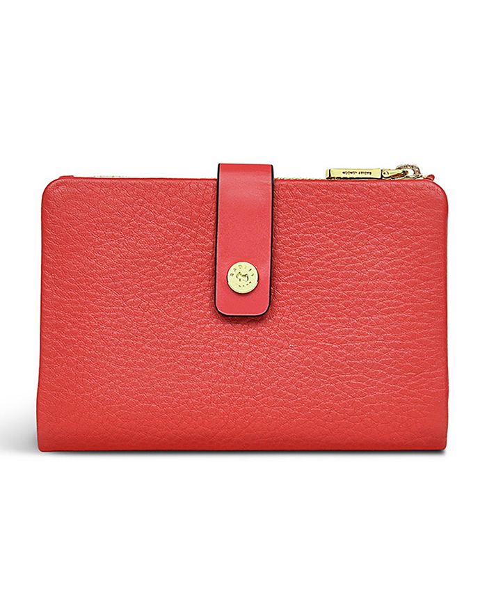Larks wood 2.0 Leather Mini Bifold Wallet