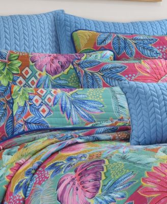 Hanalei Tropical Quilted Decorative Pillow, 12" x 20"