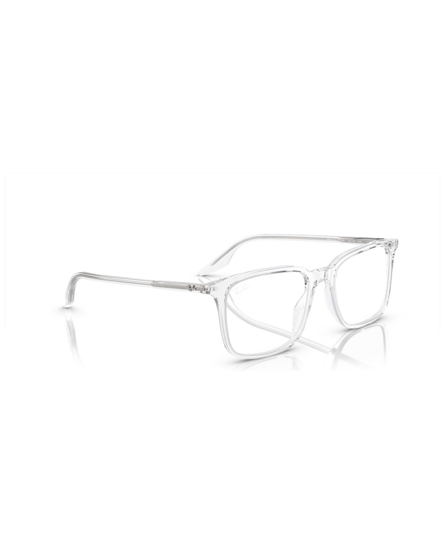Очки Ray-Ban Unisex Rectangle Plastic RB5421 Optics Eyeglasses, цвет: Чёрный — фото 8