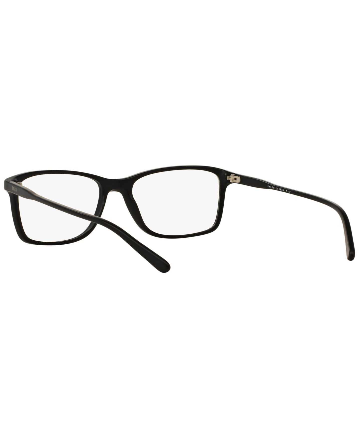 Мужские очки Polo Ralph Lauren Man Rectangle Plastic PH2155 Eyeglasses, цвет: Матовый чёрный — фото 5