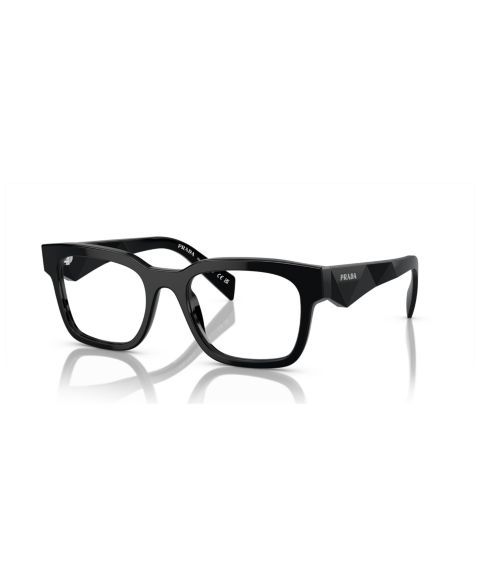 Мужские очки PRADA Man Pillow Plastic PR A10V Eyeglasses, цвет: Чёрный