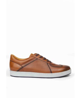 Sepol Men's Downtown Lace-Up Leather Dress Sneaker - Macy's