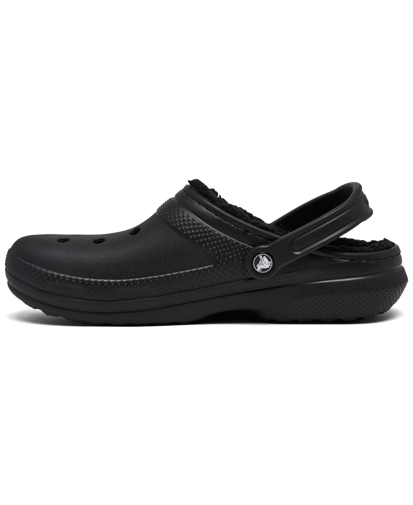 Сабо Crocs Classic Lined, цвет: Чёрный — фото 6