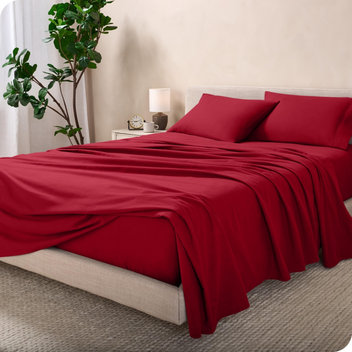 Bare Home Cotton Flannel Sheet Set