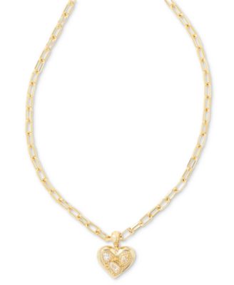 Kendra Scott - Penny 14k Gold-Plated Heart Short Pendant Necklace