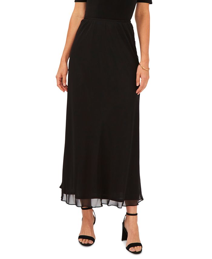 MSK Women's Chiffon A-Line Maxi Skirt - Macy's
