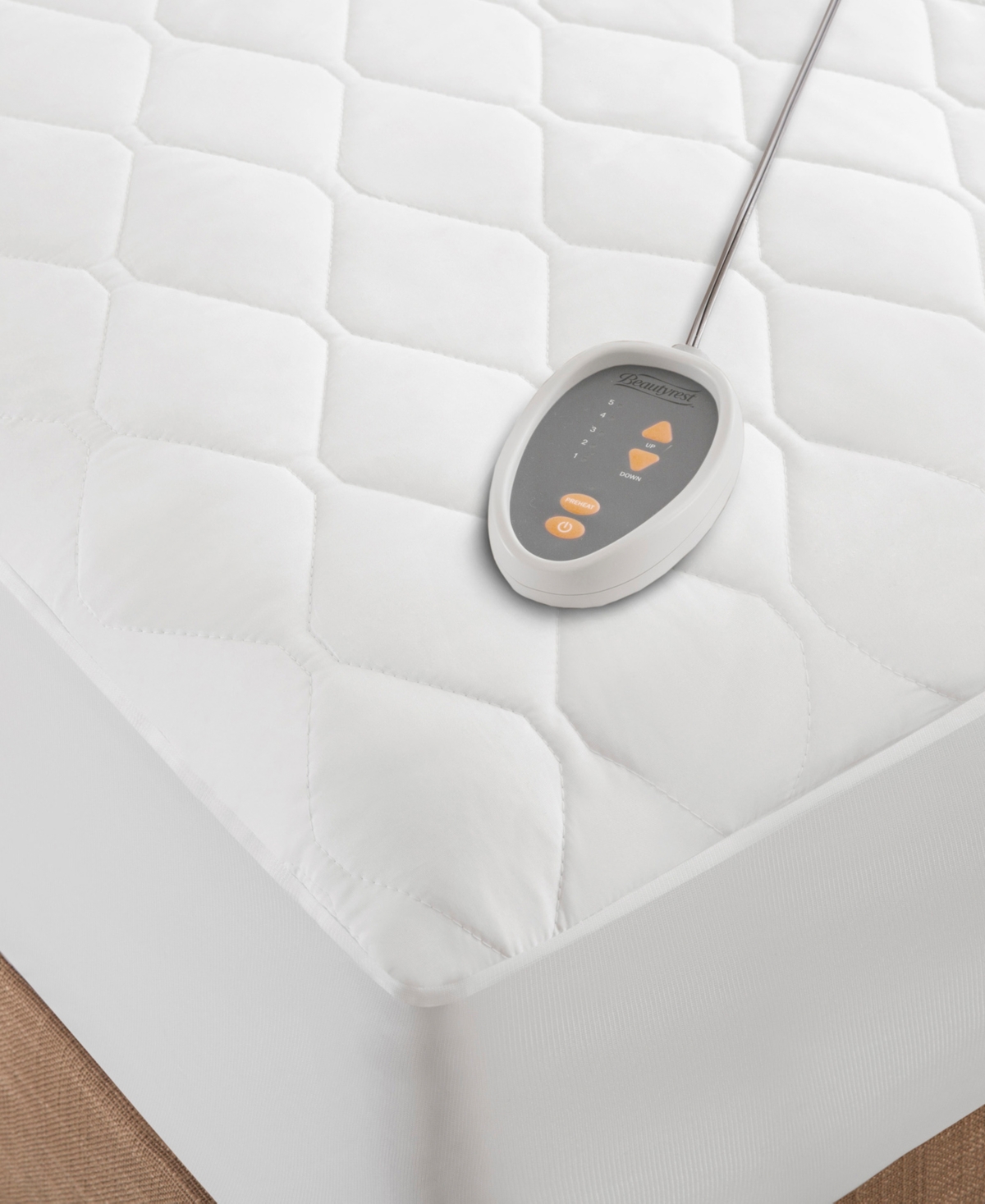 Beautyrest Secure Comfort Electric 3M-Scotchgard Mattress Pad
