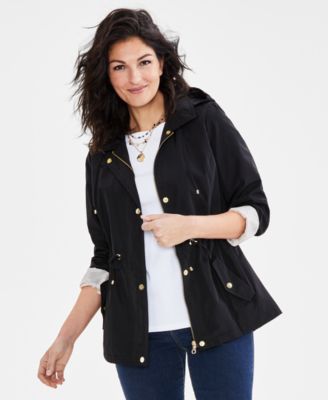 Macys womens fashion anorak jackets