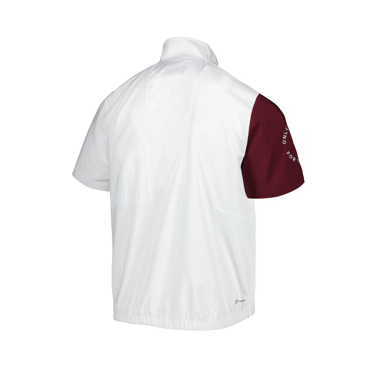 Men's White Texas A&M Aggies M STM AEROREADY Quarter-Zip Jacket