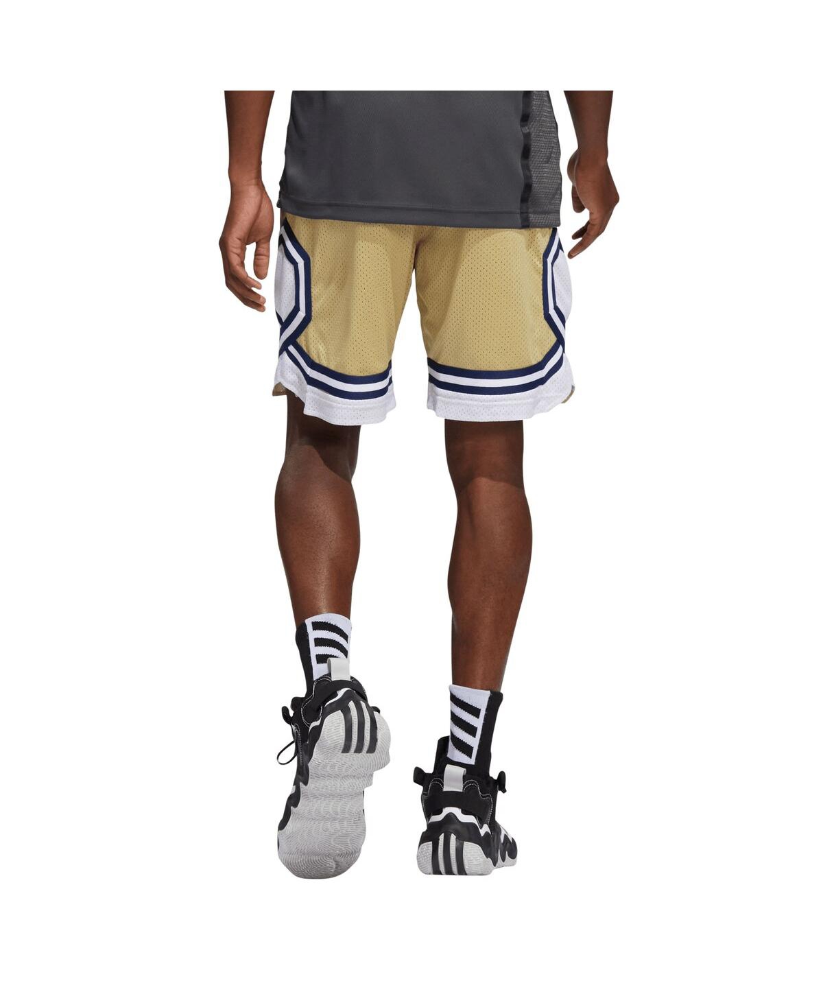 Men's adidasGeorgia Tech Yellow Jackets Swingman Aeroready Basketball Shorts - Gold