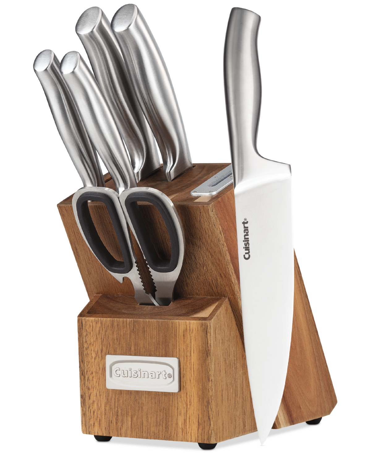 Cuisinart Classic 7-pc. Stainless Steel Knife & Block Set In No Color