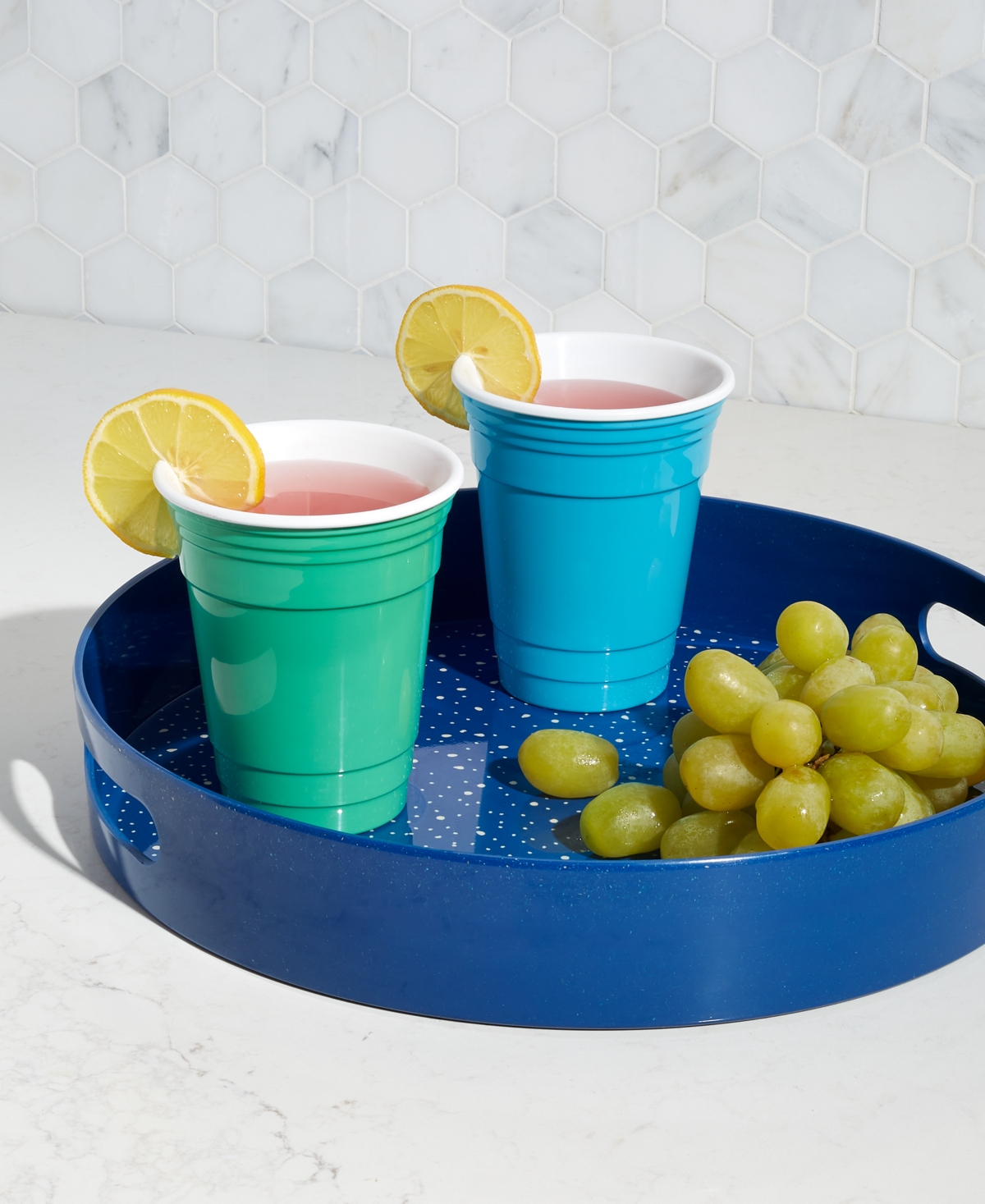 Shop The Cellar Melamine Tray, Created For Macy's In No Color