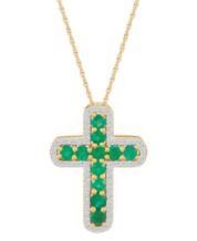 Mens ruby cross necklace store