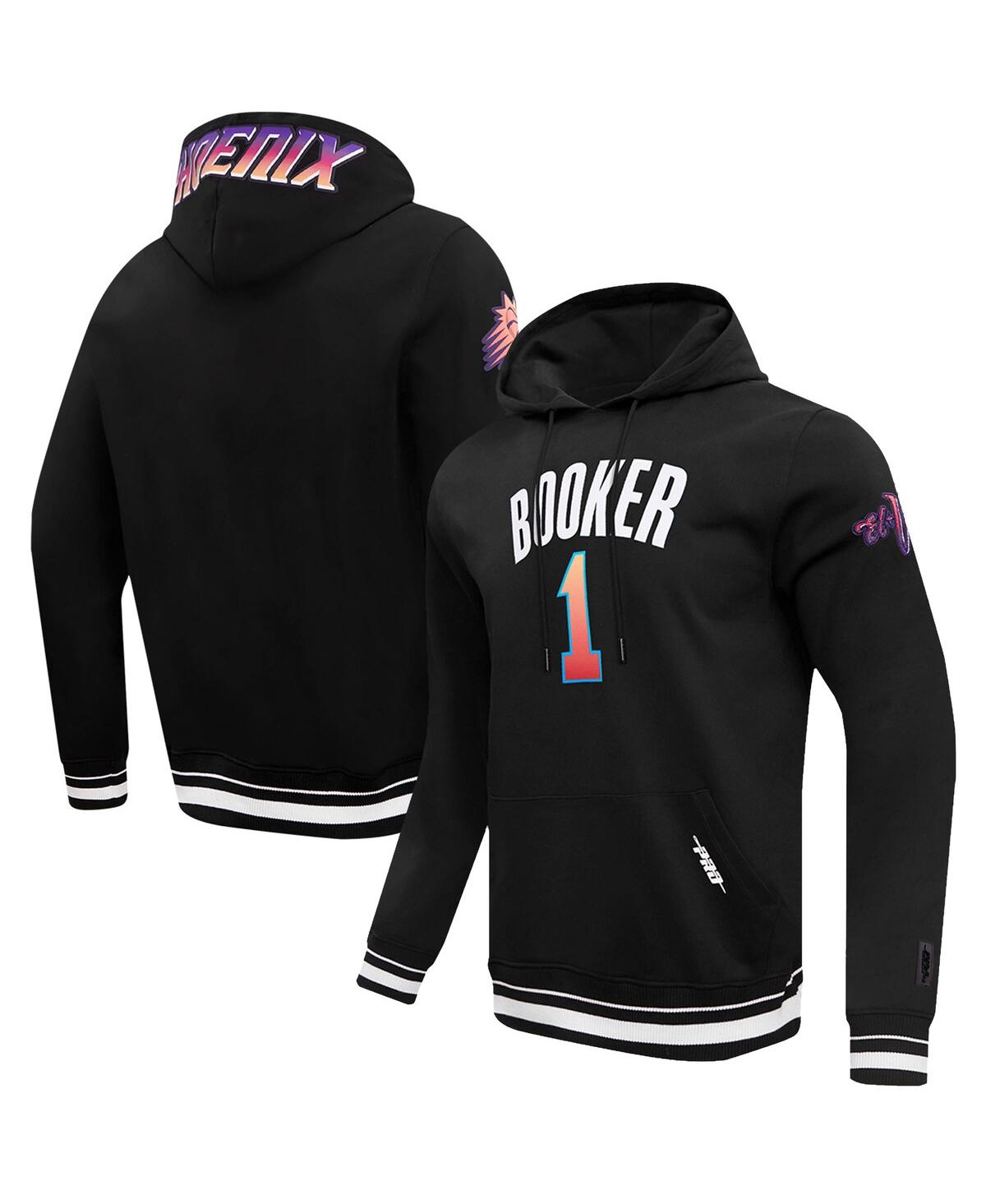 Pro Standard Men's  Devin Booker Black Phoenix Suns 2023/24 City Edition Name And Number Pullover Hoo