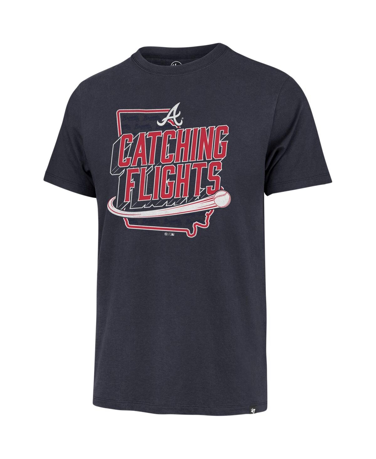 Men's '47 BrandAtlanta Braves Regional Franklin T-shirt - Navy